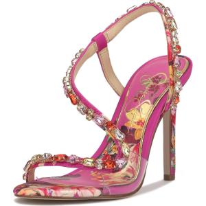 imageJessica Simpson Womens Jaycin Embellished Heeled SandalPink Combo
