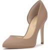 imageJessica Simpson Womens Prizma DOrsay PumpChai Latte Smooth