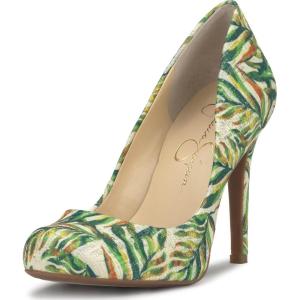 imageJessica Simpson Womens Calie PumpGreen Multi Jungle Jacquard