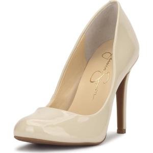 imageJessica Simpson Womens Calie PumpSoft Ivory Crinkle Patent