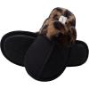 imageJessica Simpson Girls Comfy Slippers  Cute Faux Fur Slipon Shoes Memory Foam House SlipperLeopard