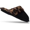 imageJessica Simpson Girls Comfy Slippers  Cute Faux Fur Slipon Shoes Memory Foam House SlipperLeopard
