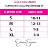 imageJessica Simpson Girls Comfy Slippers  Cute Faux Fur Slipon Shoes Memory Foam House SlipperRainbow