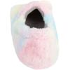 imageJessica Simpson Girls Cute and Cozy Plush Slip on House Slippers with Memory FoamTie Dye