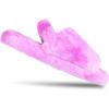 imageJessica Simpson Girls Plush Faux Fur Slip on House Slippers with Memory FoamPurple
