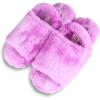 imageJessica Simpson Girls Plush Faux Fur Slip on House Slippers with Memory FoamPurple