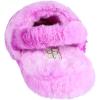 imageJessica Simpson Girls Plush Faux Fur Slip on House Slippers with Memory FoamPurple
