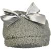 imageJessica Simpson UnisexChild Plush Marshmallow Slide on House Slipper Clog with Memory FoamGrey Satin Bow