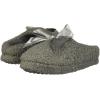 imageJessica Simpson UnisexChild Plush Marshmallow Slide on House Slipper Clog with Memory FoamGrey Satin Bow