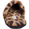 imageJessica Simpson Womens Comfy Faux Fur House Slipper Scuff Memory Foam Slip on AntiSkid SoleBlackLeopard