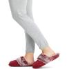 imageJessica Simpson Womens Comfy Faux Fur House Slipper Scuff Memory Foam Slip on AntiSkid SoleBurgundy