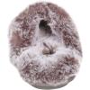 imageJessica Simpson Womens Comfy Faux Fur House Slipper Scuff Memory Foam Slip on AntiSkid SoleGrey