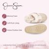 imageJessica Simpson Womens Comfy Faux Fur House Slipper Scuff Memory Foam Slip on AntiSkid SoleIvory