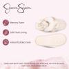 imageJessica Simpson Womens Comfy Faux Fur House Slipper Scuff Memory Foam Slip on AntiSkid SolePink