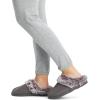 imageJessica Simpson Womens Faux Fur Clog  Comfy Furry Soft Indoor House Slippers with Memory FoamGrey