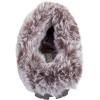 imageJessica Simpson Womens Faux Fur Clog  Comfy Furry Soft Indoor House Slippers with Memory FoamGrey