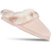 imageJessica Simpson Womens Faux Fur Clog  Comfy Furry Soft Indoor House Slippers with Memory FoamPink