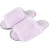 imageJessica Simpson Womens Plush Faux Fur Fuzzy Slide on Open Toe Slipper with Memory FoamLilac
