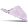 imageJessica Simpson Womens Plush Faux Fur Fuzzy Slide on Open Toe Slipper with Memory FoamLilac