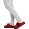 imageJessica Simpson Womens Plush Marshmallow Slide on House Slipper Clog with Memory FoamBurgundy