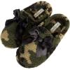 imageJessica Simpson Womens Plush Marshmallow Slide on House Slipper Clog with Memory FoamCamo