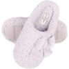 imageJessica Simpson Womens Plush Marshmallow Slide on House Slipper Clog with Memory FoamPurple