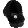 imageJessica Simpson Womens Soft Cable Knit Memory Foam Clog Slippers with IndoorOutdoor SoleBlack Knit