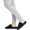 imageJessica Simpson Womens Soft Cable Knit Memory Foam Clog Slippers with IndoorOutdoor SoleBlack Knit