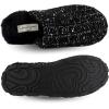 imageJessica Simpson Womens Soft Cable Knit Memory Foam Clog Slippers with IndoorOutdoor SoleBlack Metallic