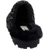 imageJessica Simpson Womens Soft Cable Knit Memory Foam Clog Slippers with IndoorOutdoor SoleBlack Metallic