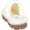 imageJessica Simpson Womens Soft Cable Knit Memory Foam Clog Slippers with IndoorOutdoor SoleCream