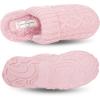 imageJessica Simpson Womens Soft Cable Knit Memory Foam Clog Slippers with IndoorOutdoor SolePink Knit