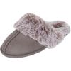 imageJessica Simpson Girls Comfy Slippers  Cute Faux Fur Slipon Shoes Memory Foam House SlipperGrey