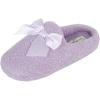 imageJessica Simpson UnisexChild Plush Marshmallow Slide on House Slipper Clog with Memory FoamLilac