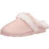 imageJessica Simpson Womens Faux Fur Clog  Comfy Furry Soft Indoor House Slippers with Memory FoamPink
