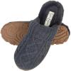 imageJessica Simpson Womens Soft Cable Knit Memory Foam Clog Slippers with IndoorOutdoor SoleCharcoal