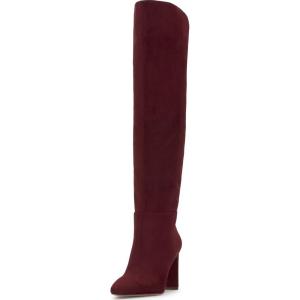 imageJessica Simpson Womens Sussta Wide Calf OverTheKnee BootDark Cherry