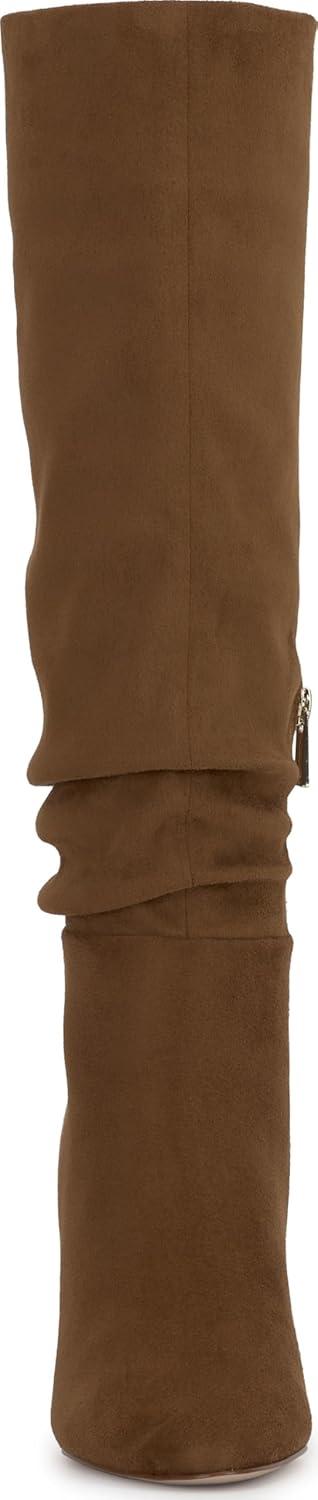 imageJessica Simpson Womens Minerva Knee High BootSafari Brown Faux Leather