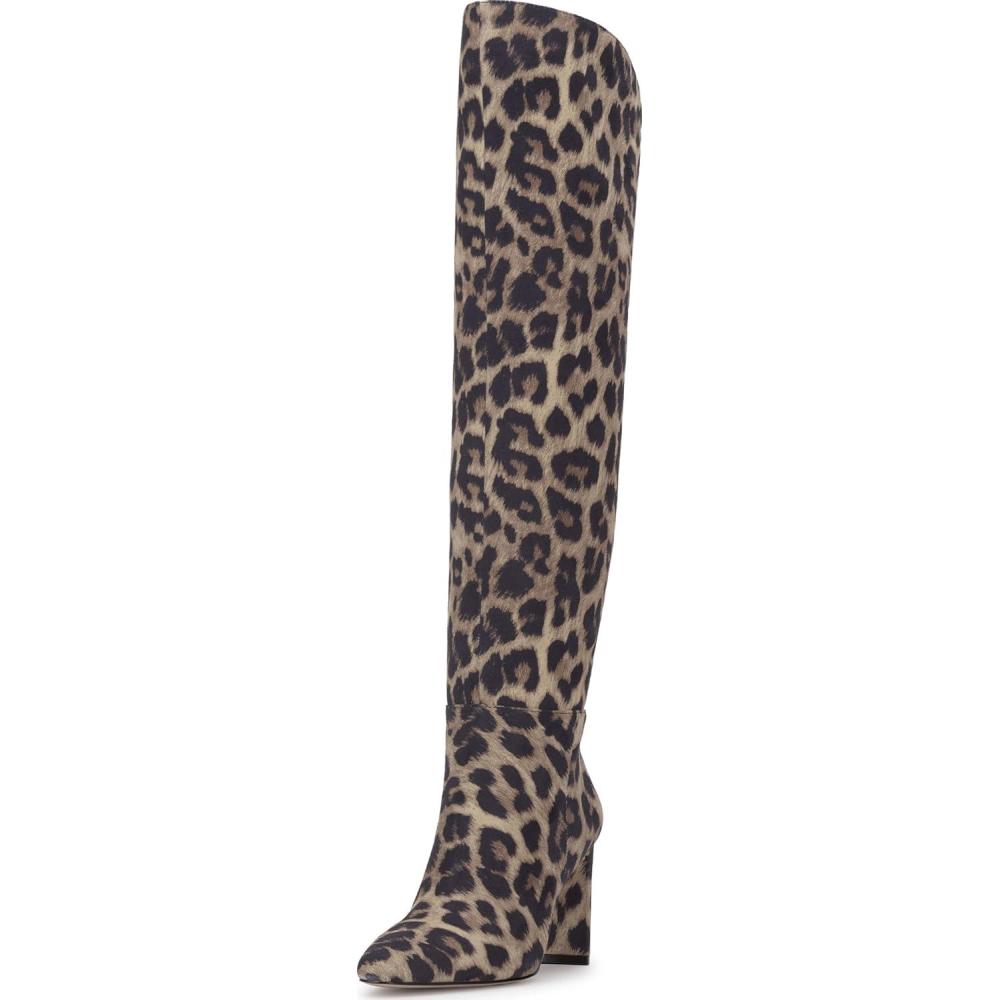imageJessica Simpson Womens Sussta OverTheKnee BootSafari Cloudy Leopard