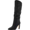 imageJessica Simpson Womens MINERVA Faux Leather Cushioned Footbed KneeHigh BootsBlack Smooth