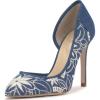imageJessica Simpson Womens Prizma DOrsay PumpMedium Blue Denim