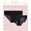 imageJessica Simpson Seamless Underwear For Women Lace Hipster Panties Cute Breathable and Comfortable Multipack Ropa InteriorBlack 3 Pack