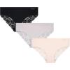 imageJessica Simpson Seamless Underwear For Women Lace Hipster Panties Cute Breathable and Comfortable Multipack Ropa InteriorPearl BlushRaindropsBlack 3 Pack