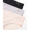 imageJessica Simpson Seamless Underwear For Women Lace Hipster Panties Cute Breathable and Comfortable Multipack Ropa InteriorPearl BlushRaindropsBlack 6 Pack