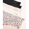 imageJessica Simpson Womens Hipster Underwear  5 Pack Microfiber Lace Trim No Show Seamless Panties Sizes SXLLeopard Multi