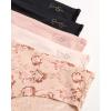 imageJessica Simpson Womens Hipster Underwear  5 Pack Microfiber Lace Trim No Show Seamless Panties Sizes SXLRose Multi