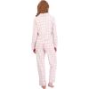 imageJessica Simpson Womens Pajama Set  2 Piece Cozy Long Sleeve Button Down Pajamas with Matching Pants Sizes SXLAngel Wing W Tickle