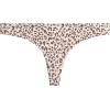 imageJessica Simpson Womens Thong Panties  6 Pack Seamless Lace Microfiber Underwear for Women SXLAnimal Pearl BlushBlackPearl Blush