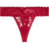 imageJessica Simpson Womens Thong Underwear  10 Pack Microfiber Stretch Lace Panties Soft ampamp Sexy LingerieBlackGardeniaJester Red