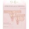 imageJessica Simpson Womens Thong Underwear  10 Pack Microfiber Stretch Lace Panties Soft ampamp Sexy LingerieRose SmokeBlackRaindrops